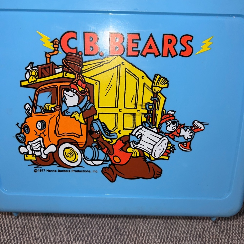 Vintage Lunchbox C.B. Bears 1977 Hannah Barbara - Picture 7 of 7